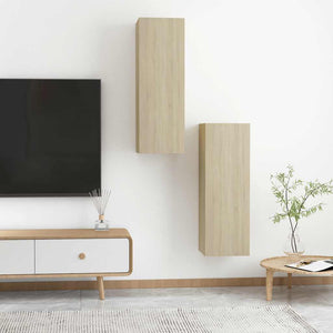 TV-Schränke Sonoma-Eiche, 2er Set