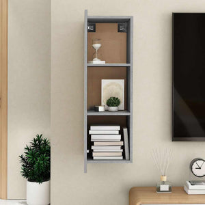 Betongrauer TV-Schrank, 90 cm