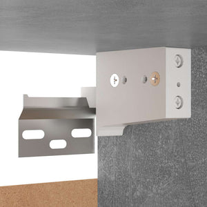 Betongrauer TV-Schrank, 90 cm