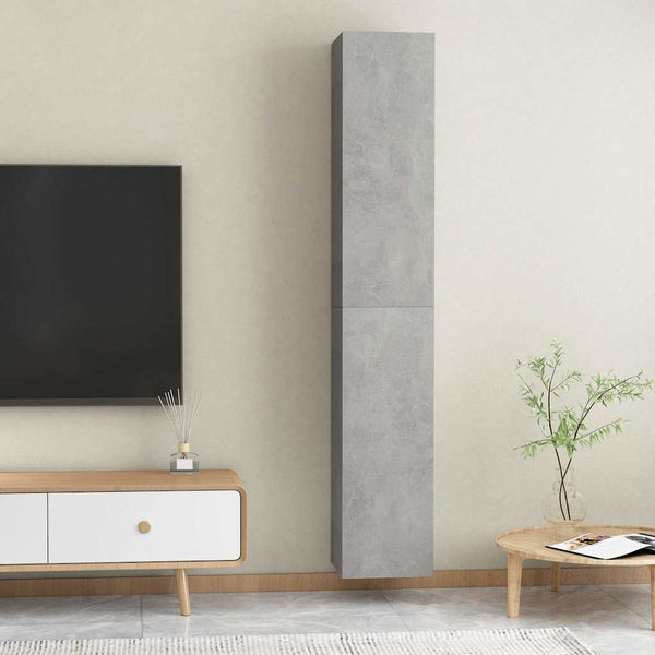 TV-Schränke Betongrau, 2er Set