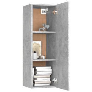 TV-Schränke Betongrau, 2er Set