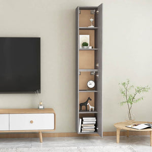 TV-Schränke Betongrau, 2er Set