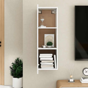 Hänge TV-Schrank Weiß Hochglanz