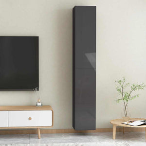 Hänge TV-Schränke Grau, 2er Set