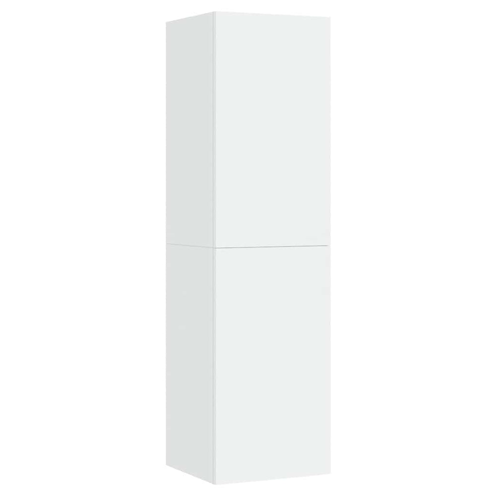 vidaXL Meuble TV Blanc 30,5x30x110 cm Bois d'ingénierie