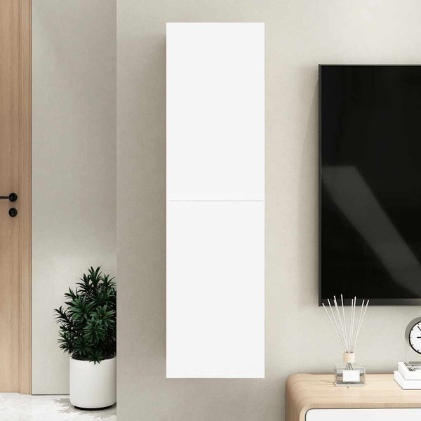 Weißer TV-Schrank Hängend 110cm