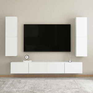 Weißer TV-Schrank Hängend 110cm