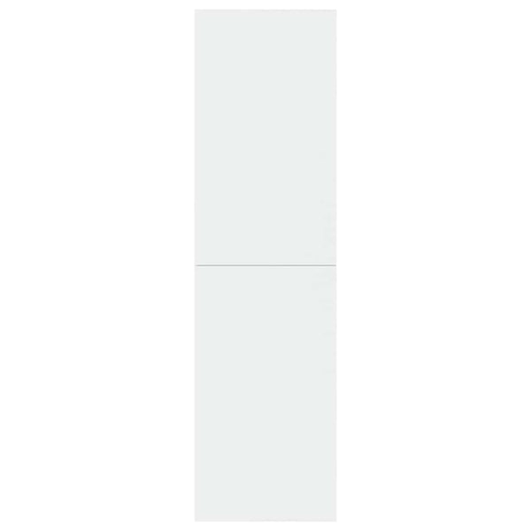Weiße Hänge-TV-Schränke, 2er Set