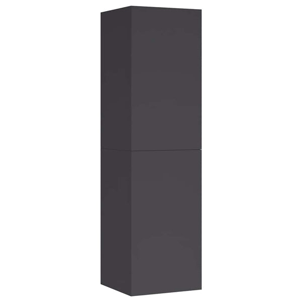 Hängende TV-Schränke, Grau, 2er-Set