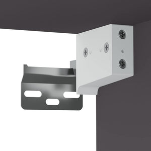 Hängende TV-Schränke, Grau, 2er-Set