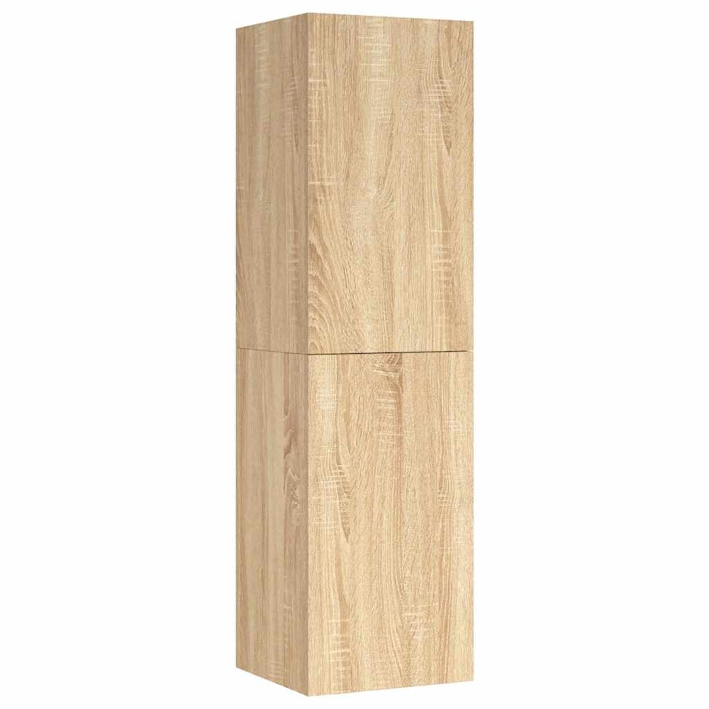 vidaXL Meuble TV chêne Sonoma 30,5x30x110 cm bois d'ingénierie