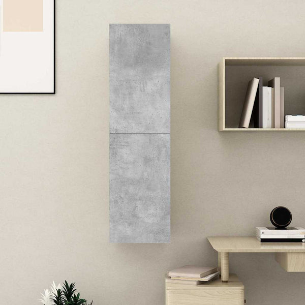 Betongrauer Hänge-TV-Schrank 110cm