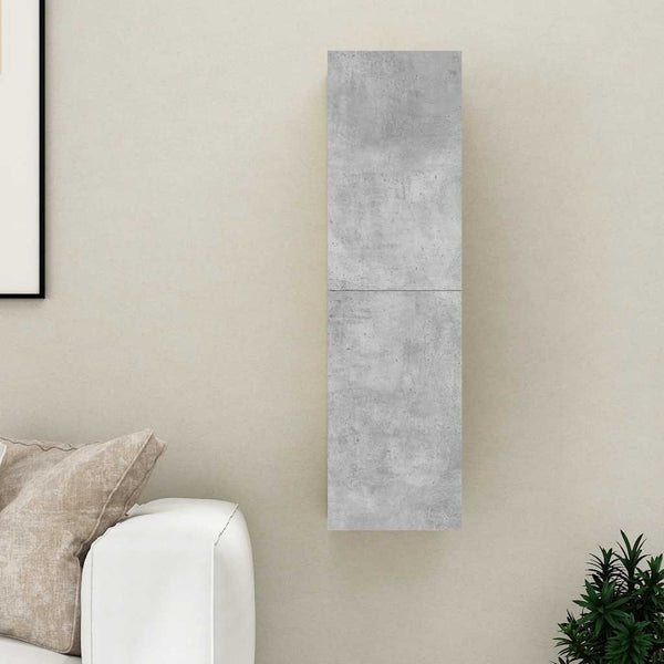 Betongrauer Hänge-TV-Schrank 110cm