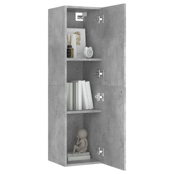 TV-Schränke, Betongrau, 2er-Set