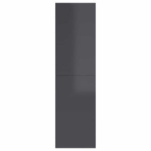 TV-Schränke, Hochglanz-Grau, 2er Set