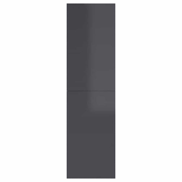 TV-Schränke, Hochglanz-Grau, 2er Set