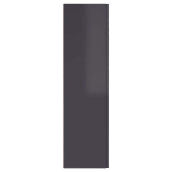 TV-Schränke, Hochglanz-Grau, 2er Set