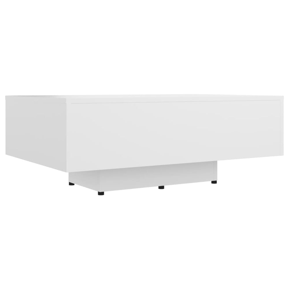 Weißer Couchtisch 85x55 cm
