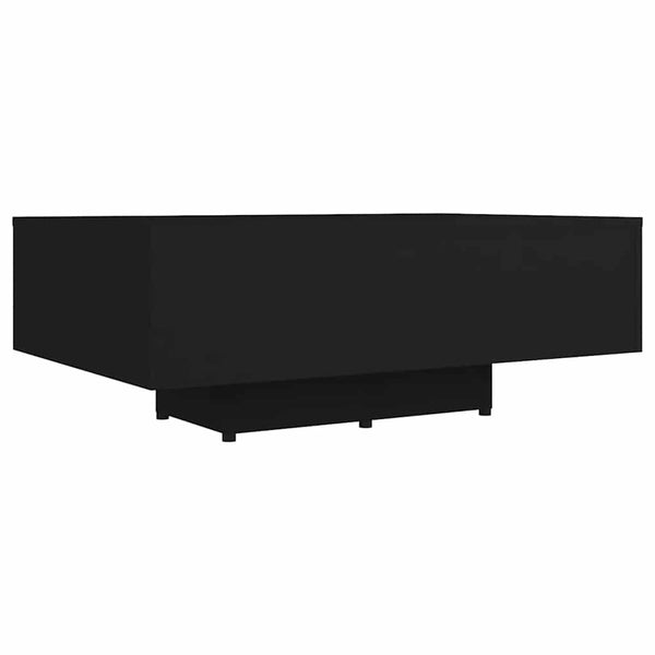Schwarzer Couchtisch 85x55 cm