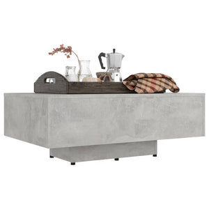 Betongrauer Couchtisch 85x55 cm