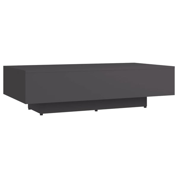 Grauer Couchtisch 100x49,5 cm