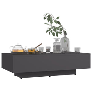 Grauer Couchtisch 100x49,5 cm
