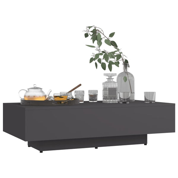 Grauer Couchtisch 100x49,5 cm