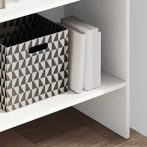 Bücherregal Weiß 60x35x180 cm