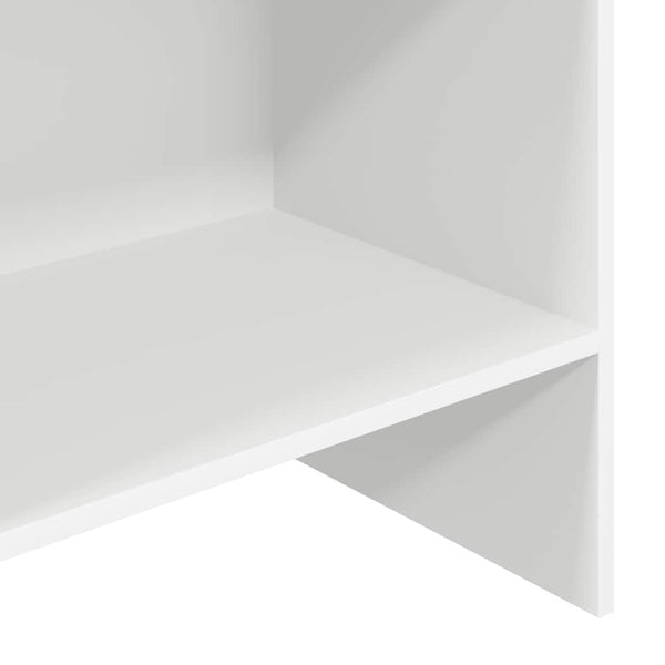 Bücherregal Weiß 60x35x180 cm