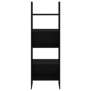 Schwarzes Bücherregal 60x35x180 cm