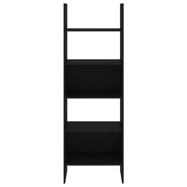 Schwarzes Bücherregal 60x35x180 cm