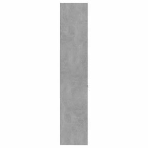 Betongraues Bücherregal 60x35x180 cm