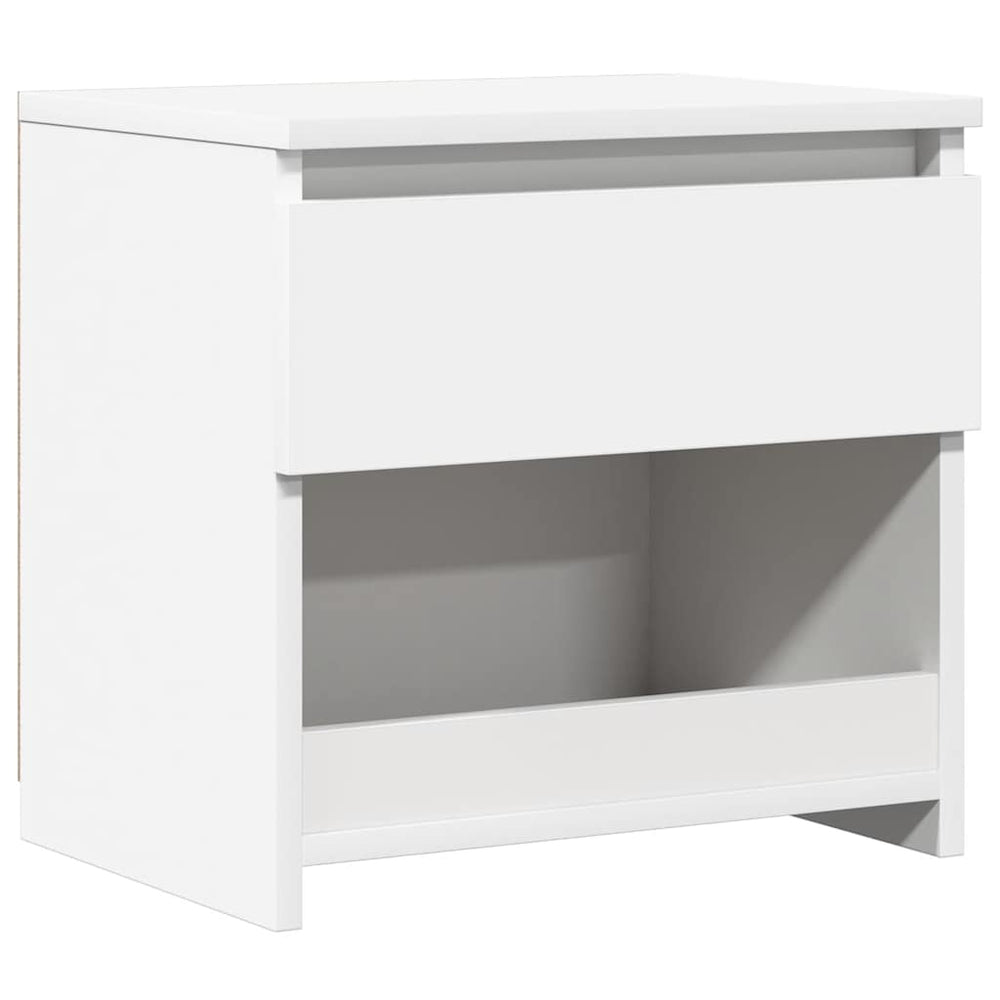 vidaXL Nightstand White 40x30x39 cm Engineered Wood