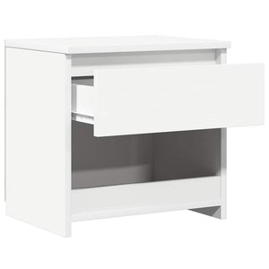Nachttische 2er Set Weiß 40x30x39 cm
