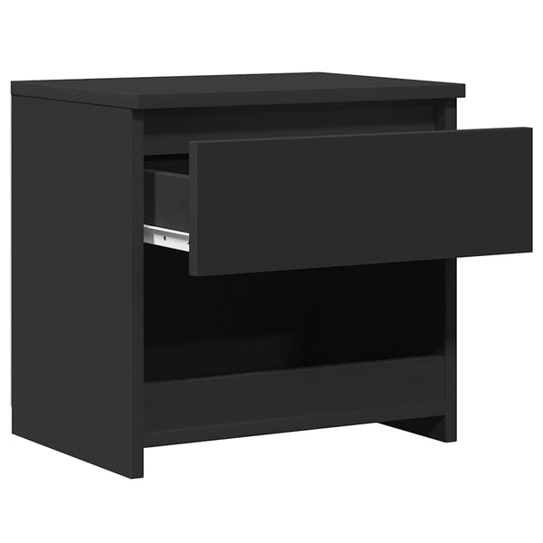 Nachttische 2er Set, Schwarz