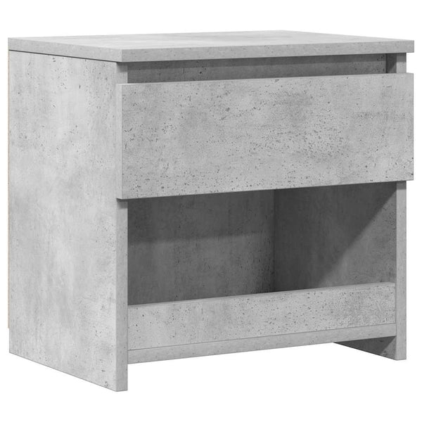 Betongrauer Nachttisch 40x30x39 cm