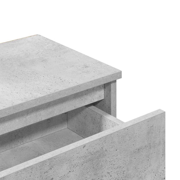 Betongrauer Nachttisch 40x30x39 cm
