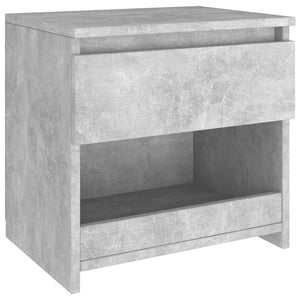 Nachttische 2er Set Betongrau