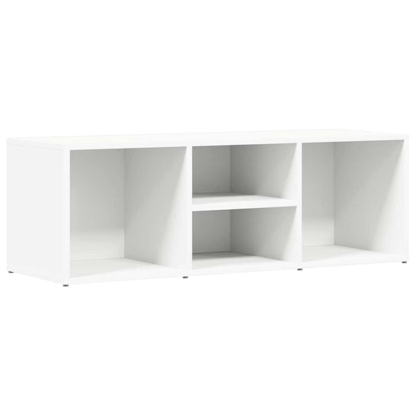 Schuhbank Weiß 105 cm mit 4 Fächern