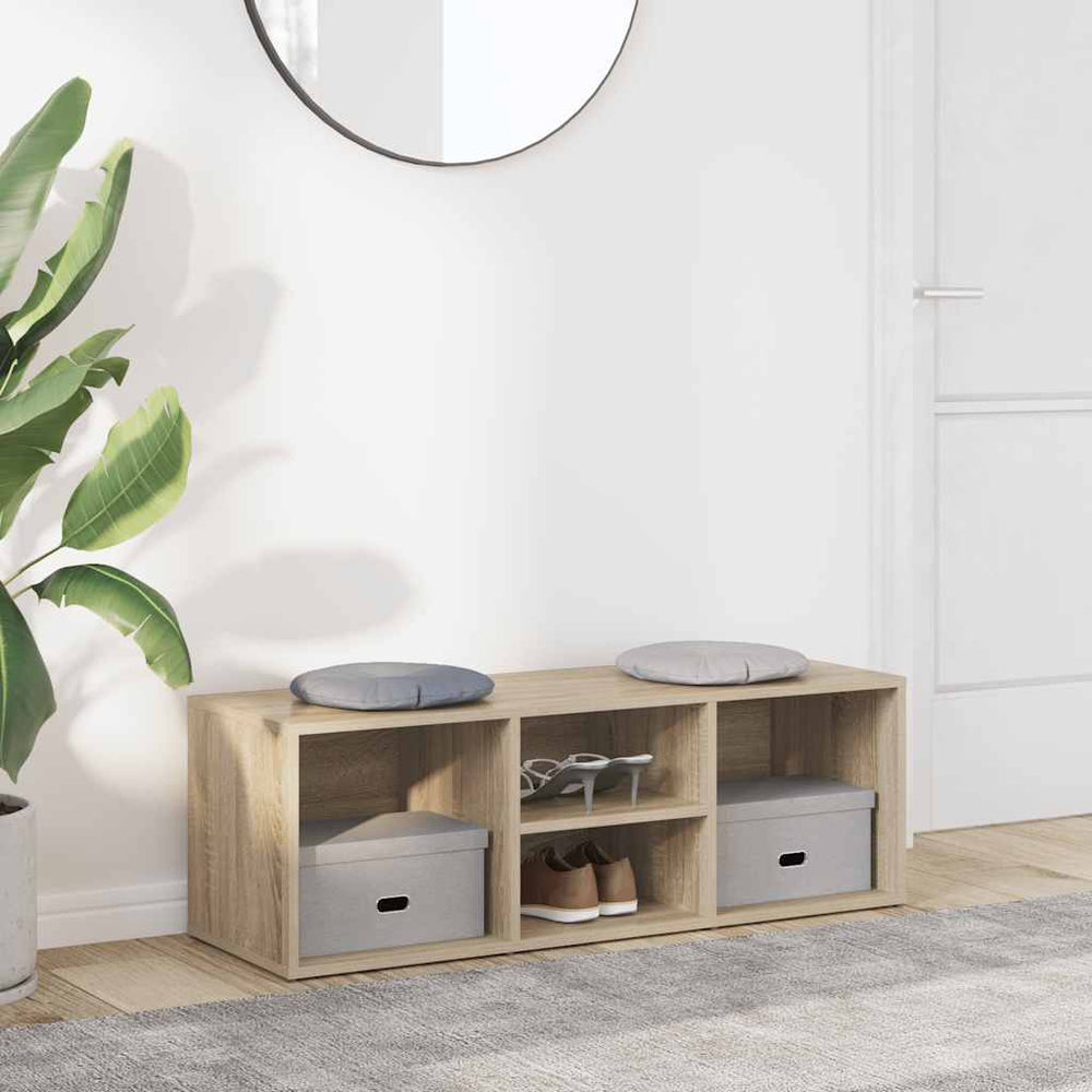Schuhbank Sonoma Eiche 105 cm