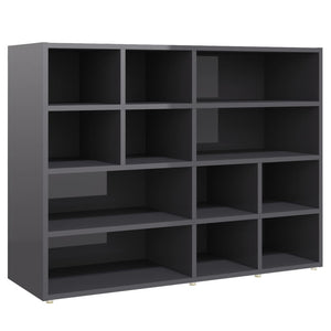 Sideboard Hochglanz Grau 97x32x72 cm