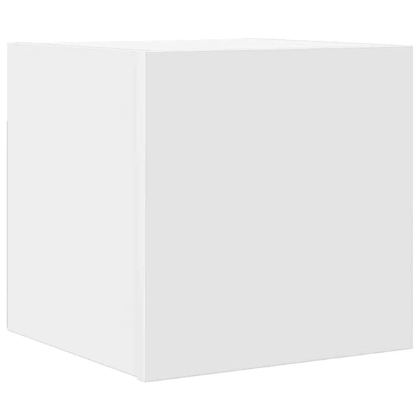 Weißer TV-Wandschrank 30,5x30x30 cm