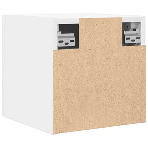 Weißer TV-Wandschrank 30,5x30x30 cm