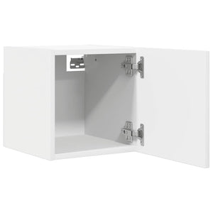 Weißer TV-Wandschrank 30,5x30x30 cm