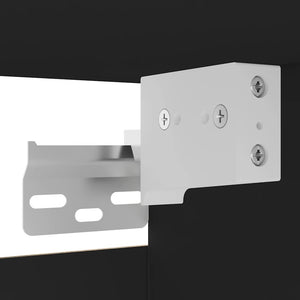 TV-Wandschränke Schwarz, 2er Set