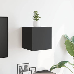 Grauer TV-Wandschrank 30,5x30x30 cm