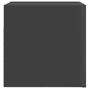 Grauer TV-Wandschrank 30,5x30x30 cm