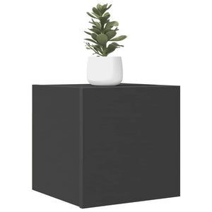 Grauer TV-Wandschrank 30,5x30x30 cm