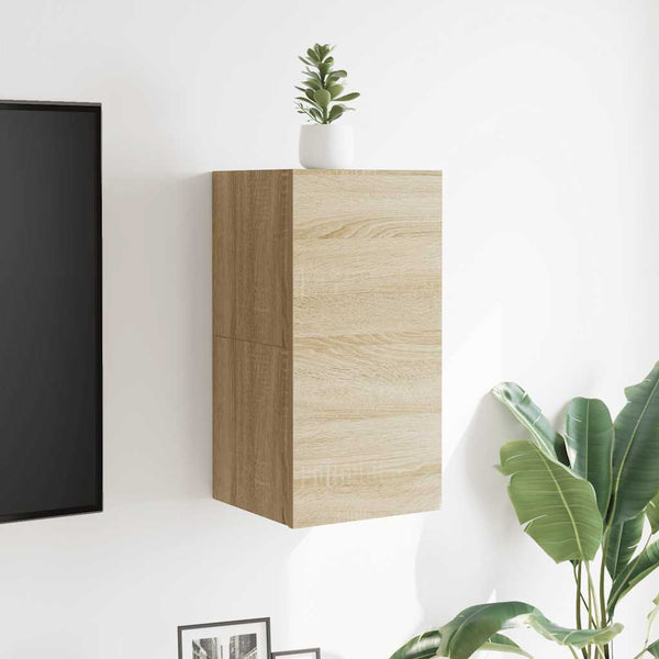 TV-Wandschränke Sonoma-Eiche, 2er-Set