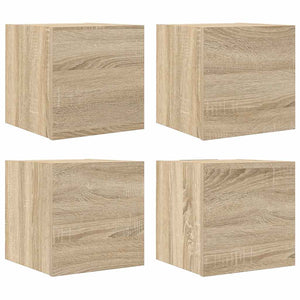 TV-Wandschränke Sonoma-Eiche, 4er-Set